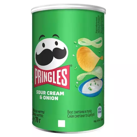 Чипсы Pringles Sour Cream & Onion (70 гр)