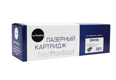 Картридж NetProduct (N-CF413X) для HP CLJ M452DW/DN/NW/M477FDW/477DN/477FNW, M, 5K