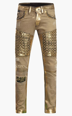 The Saints Sinphony | Джинсы мужские HELLRAISER TAN BIKER JEANS TSG321 перед