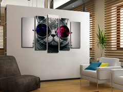 Модульная картина "Гипнокот"