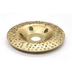 74-0-532 Круг шлиф. чашечный по дереву карбид вольфрама, выгнутый, 8 зерно FEPA, 125х22,2мм (РемоКолор)