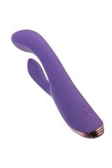 Фиолетовый вибратор-кролик Fingie с функцией Come-Hither - 21,6 см. - 