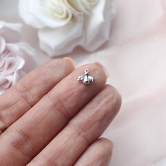 Подвеска Пчела 8 мм, родий, П321