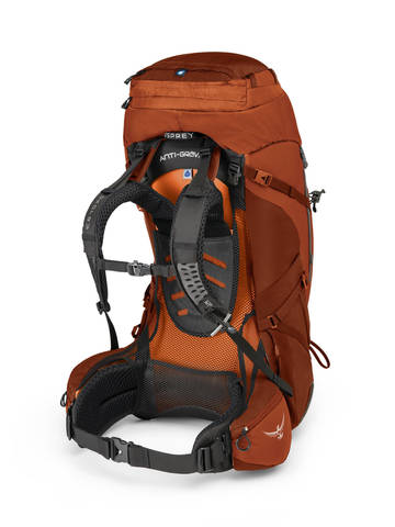 Картинка рюкзак туристический Osprey Aether AG 70 Outback Orange - 2