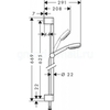 Душевой гарнитур 65 см Hansgrohe Crometta 26655400