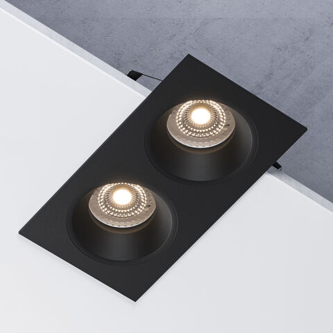 Встраиваемый светильник Elektrostandard Andi 15700/02 GU10 черный