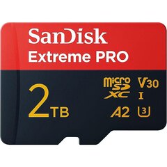Карта памяти Belkin Карта памяти SanDisk 2TB Extreme PRO microSDXC UHS-I V30 A2 U3 Card R:250MB/s,W:150MB/s, черный