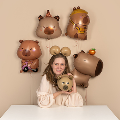 К Фигура, Капибара милая, Коричневый, 59*95 см, 1 шт.