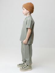 брюки  для мальчика  КР 400742/хаки 6206 к590