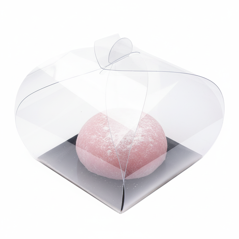 Коробка «Хао бао» 80×80×80 мм с чёрной подложкой