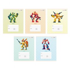 
          Тетрадь А5 12л., линия, Канц-Эксмо, скрепка, мелованная обложка, "Трансформеры"