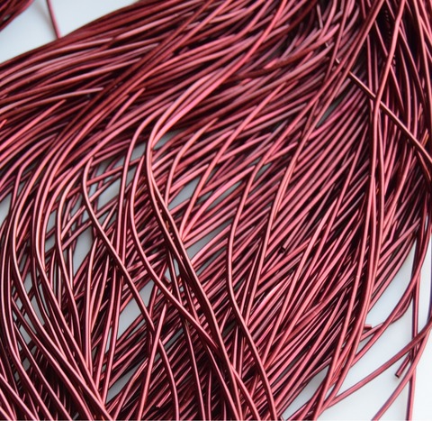 Канитель гладкая цвет винный 1мм (№2012)