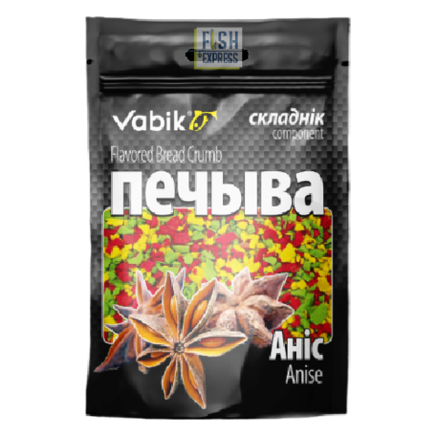 Компонент прикормки Vabik Печиво микс анис 35г уп. 20шт (продажа от 10шт)