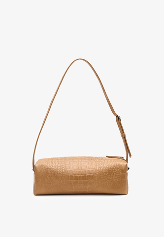 сумка на плечо BRICK бежевый кайман
