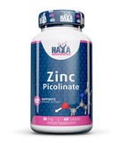 Пиколинат цинка 30 мг, Zinc picolinate 30 mg, Haya Labs, 60 капсул 1