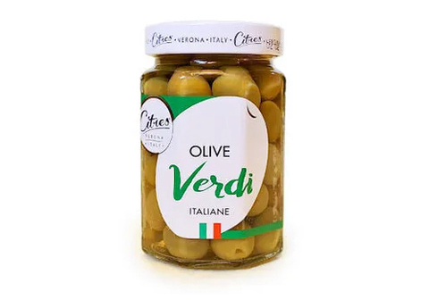 Оливки зеленые Citres с косточкой, 290г