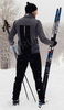 Элитный утеплённый лыжный костюм Nordski PRO Graphite-Black мужской
