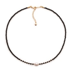 Чокер из Шпинели и Одной Жемчужины, gold