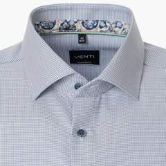 Сорочка мужская Venti Modern Fit 154409200-106 в синей гамме с цветной отделкой
