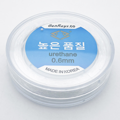 Эластичная нить (резинка) для браслетов, толщина 0,6 мм, цена за катушку 50 м