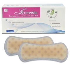 Китайские гинекологические прокладки Zimeishu, 38 трав, с ионами серебра