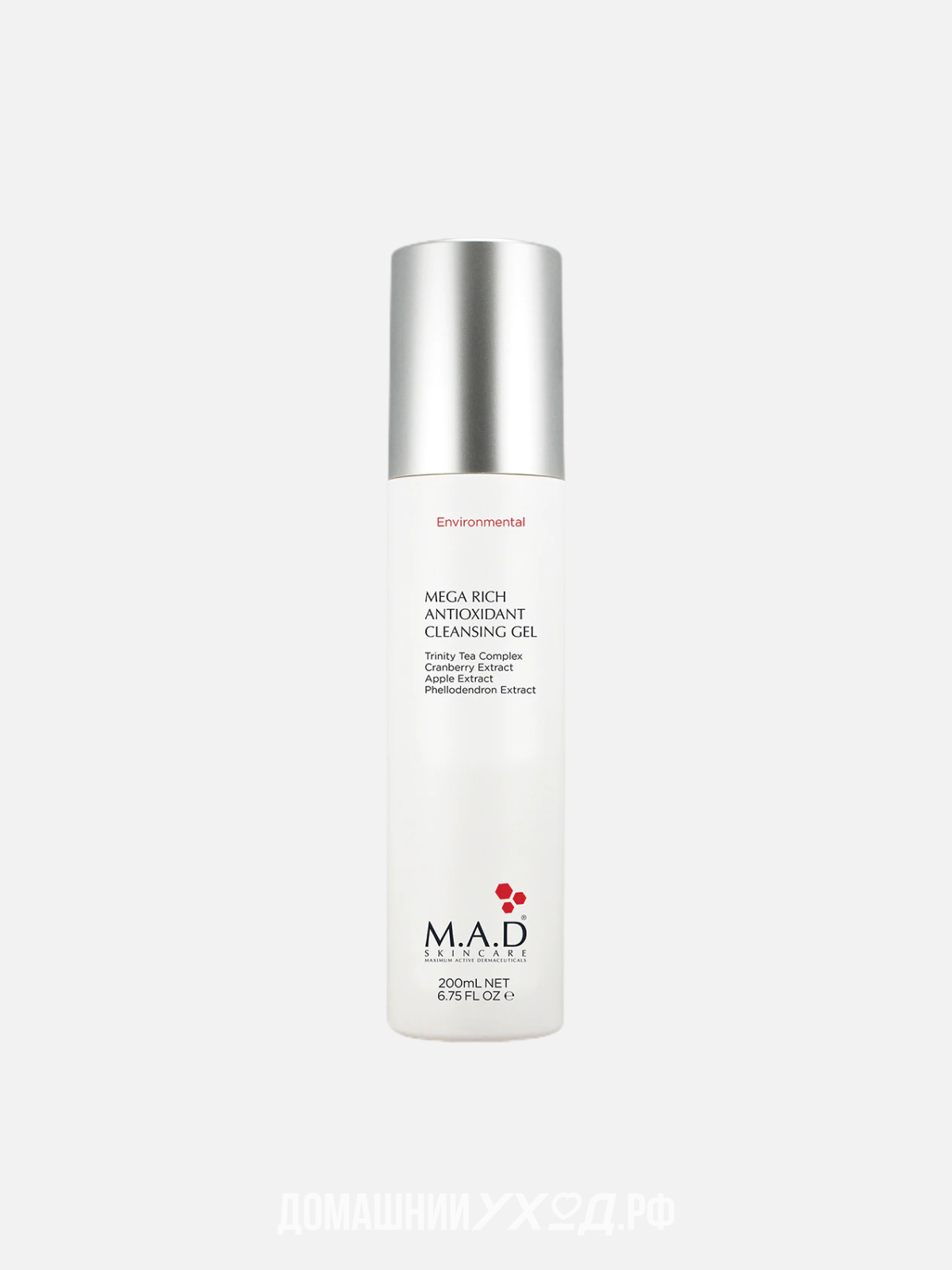 Очищающий гель обогащенный антиоксидантами Mega Rich Antioxidant Cleansing  Gel M.A.D Skincare 200 мл