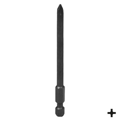 KING TONY (719001P) Вставка (бита) торцевая 1/4", L = 90 мм, Phillips, PH1, для шуруповерта