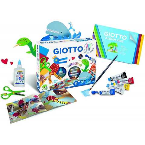 Giotto Set Easy Painting art lab Funny Collage 28 шт
