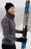 Элитный утеплённый лыжный костюм Nordski PRO Graphite-Black мужской