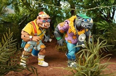 Фигурка NECA Teenage Mutant Ninja Turtles - Vacation Bebop and Vacation Rockstedy
