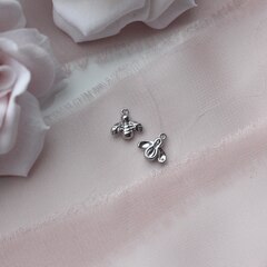 Подвеска Пчела 8 мм, родий, П321