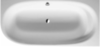 Duravit Cape Cod Ванна угол справа 1900x900mm с бесшовной панелью и ножками, с одним наклоном для спины, цвет белый 700363000000000