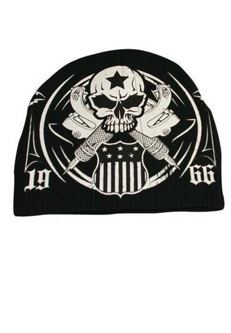 Rush Couture | Шапка мужская AMERICAN TRADITION BEANIE Black RC216 перед