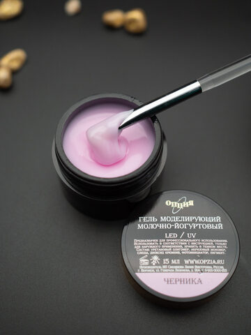 Опция Гель моделирующий молочно-йогуртовый Черника 15мл