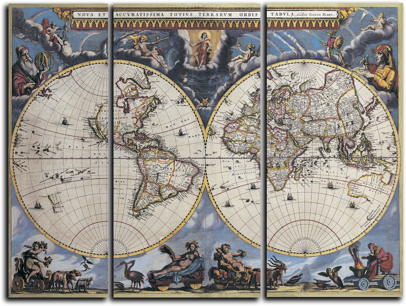 Мыс Доброй Надежды Карта — Древние карты мира в высоком разрешении - Старинные карты