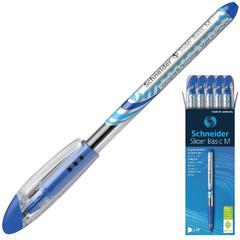 Ручка шариковая одноразовая Schneider Slider синяя (толщина линии 0.5 мм)
