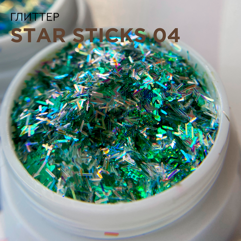 Глиттер STAR STICKS 04