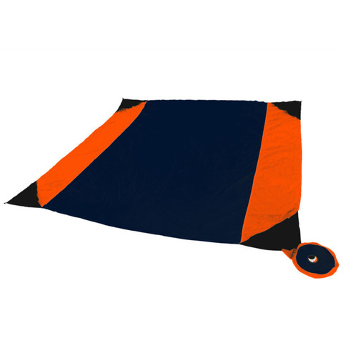 Картинка пляжное покрывало Ticket to the Moon Beach Blanket Navy blue/orange - 1