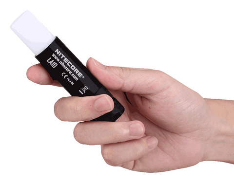 Фонарь походный Nitecore LA10 черный/белый лам.:светодиод. AA (15247)