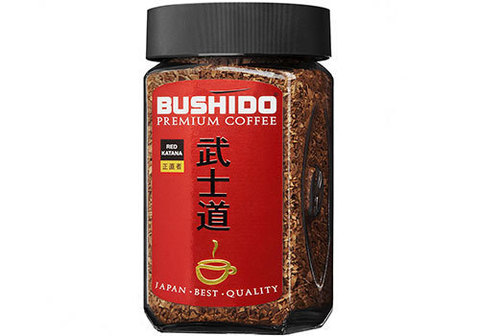 Кофе растворимый BUSHIDO Red, 100г