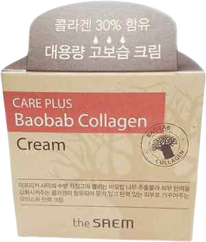 The Saem Care Plus Крем для лица коллагеновый баобаб Care Plus Baobab Collagen Cream