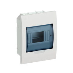 Щиток распределительный встраиваемый IEK Krepta 3 ЩРВ-П-6, 6 модулей, IP41, пластиковый, белый