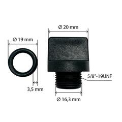 Пробка заливная/сливная UNITED PARTS d16,3мм, 5/8