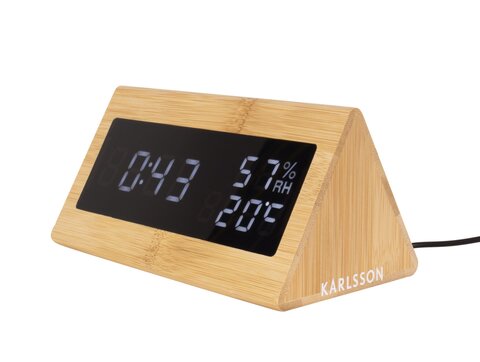 Настольный будильник Present Time Karlsson Tirangle ka5728