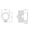 Gessi 47269#031 Gessi Emporio Emporio shower Вывод воды, цвет: Chrome