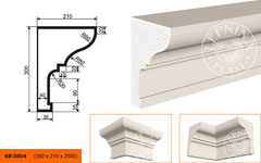 Фасадный карниз KB-300/4