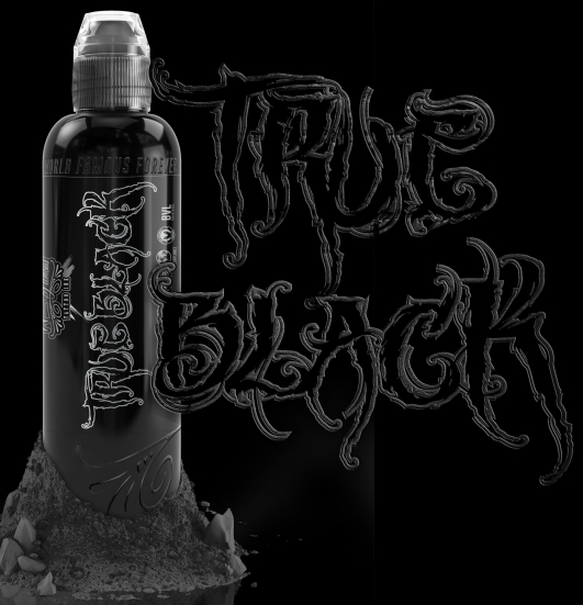 Краска World Famous Tattoo Ink "True Black"