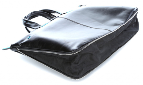 Сумка для ноутбука Piquadro Blue Square, чёрный, кожа натуральная (CA4021B2/N)