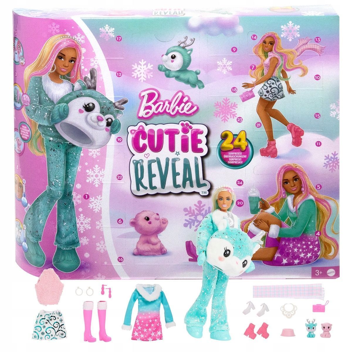Mattel barbie advent calendar hotsell