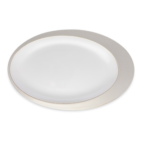 Блюдо овальное 38см Narumi Золотая паутина